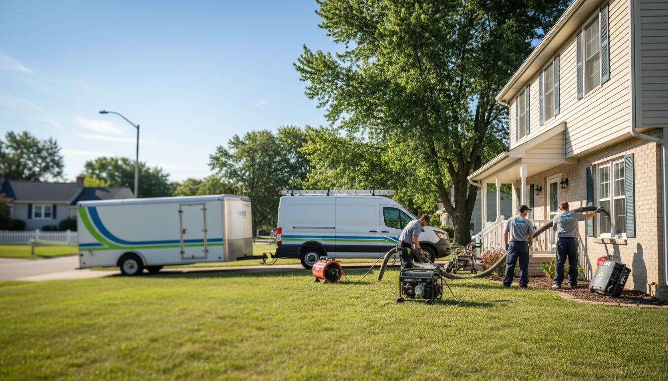 Flooded Basement Restoration And Cleanup With Repair in Holton, KS near me